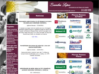 Thumbnail do site Sandra Lopes - Consultoria em Planos de Sade
