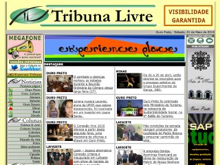 Thumbnail do site Jornal Tribuna Livre