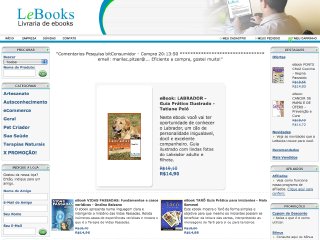 Thumbnail do site LeBooks: Livraria de eBooks
