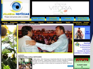 Thumbnail do site Vilhena Notcias