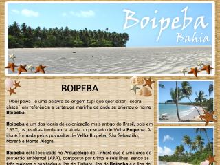 Thumbnail do site Boipeba, o caribe da Bahia! 