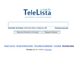 Thumbnail do site TeleLista