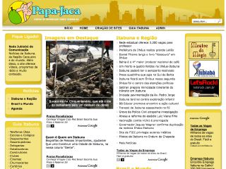 Thumbnail do site Papa-Jaca: Central de Informaes sobre Itabuna