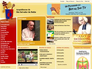 Thumbnail do site Arquidiocese de So Salvador