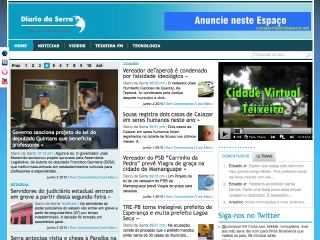 Thumbnail do site Diario da Serra - Noticias da Serra do Teixeira