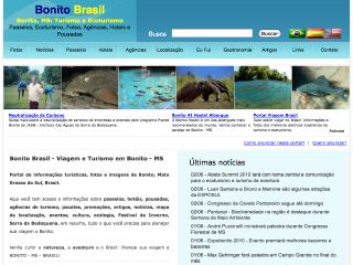 Thumbnail do site Bonito Brasil - Viagem e Turismo em Bonito
