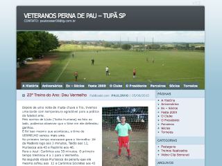 Thumbnail do site Veteranos Perna de Pau