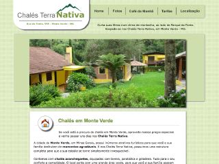 Thumbnail do site Chals Terra Nativa