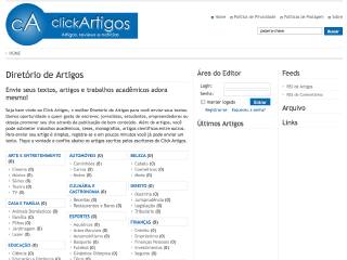 Thumbnail do site ClickArtigos - Diretrio de Artigos