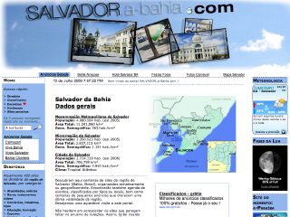 Thumbnail do site Salvador.a-Bahia.com : Portal da regio de Salvador