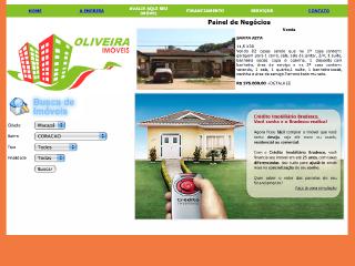 Thumbnail do site Oliveira Imveis