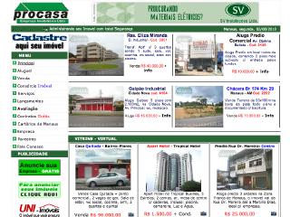 Thumbnail do site Procasa Empresa Imobiliria Ltda