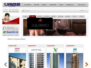 Thumbnail do site URBS Imobiliria