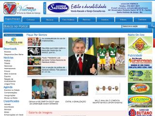 Thumbnail do site Portal da Cidade de Valena e da Costa do Dend