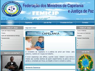 Thumbnail do site FEMICJP - Capelania & Justia da Paz