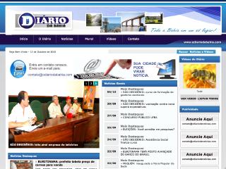 Thumbnail do site O Diário da Bahia