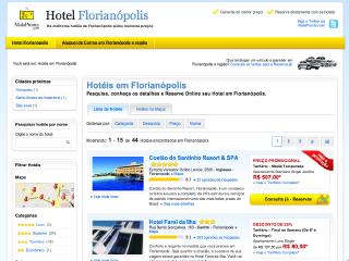 Thumbnail do site Hotis em Florianpolis