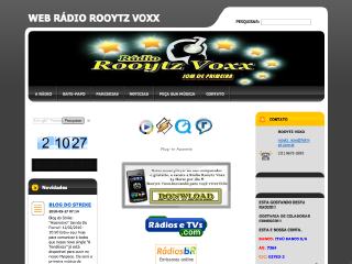 Thumbnail do site Web Rdio Rooytz Voxx