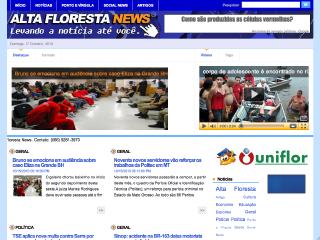 Thumbnail do site Alta Floresta News