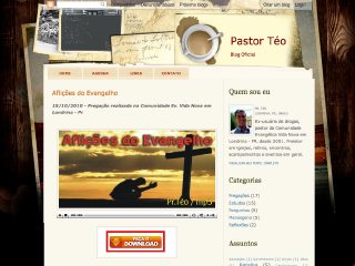 Thumbnail do site Pastor To - Blog Oficial