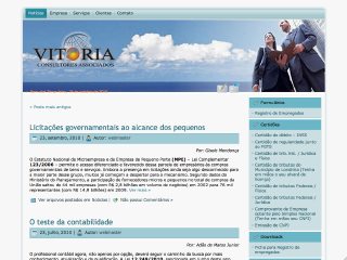 Thumbnail do site Vitria Consultores Associados