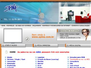 Thumbnail do site Spina - Produo de Vdeo e Foto