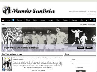 Thumbnail do site Mundo Santista