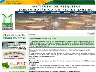 Thumbnail do site Instituto de Pesquisa Jardim Botnico do Rio de Janeiro