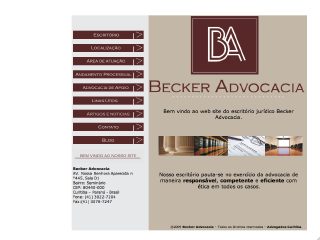 Thumbnail do site Becker Advocacia 