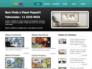 Thumbnail do site Visual Mapas