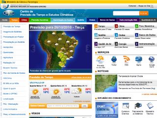 Thumbnail do site CPTEC - Centro de Previsão de Tempo e Estudos Climáticos