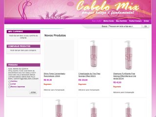 Thumbnail do site Cabelo Mix - Distribuidora de cosmtico