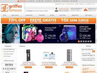 Thumbnail do site GF Perfumes - Griffes Famosas
