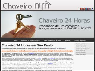 Thumbnail do site Chaveiro Alfa 24 horas