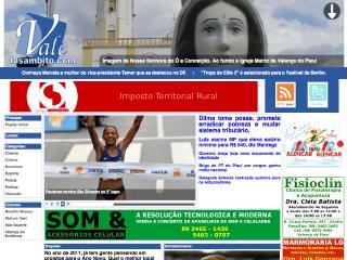 Thumbnail do site Vale do Sambito - Notícias de Valença do Piauí e Região