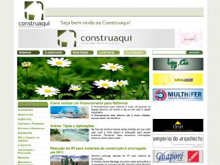 Thumbnail do site Construaqui.com.br