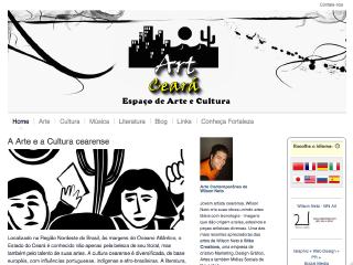 Thumbnail do site Art Cear - Espao de Arte e Cultura