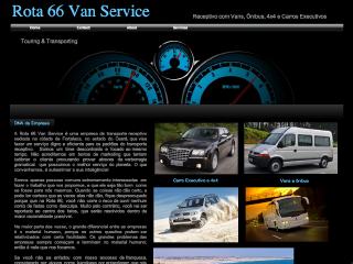 Thumbnail do site Rota 66 Van Service