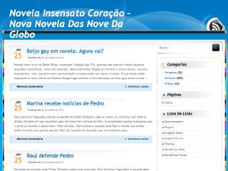 Thumbnail do site Novela Insensato Corao