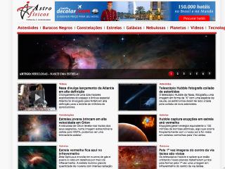 Thumbnail do site Astrofsicos - Astrnomia e Cincia de forma clara