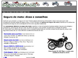 Thumbnail do site Seguro de moto