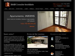 Thumbnail do site Saab Consultor Imobilirio
