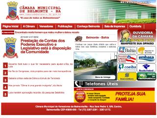 Thumbnail do site Cmara Municipal de Belmonte