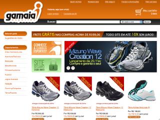Thumbnail do site Gamaia Esportes - loja online de artigos esportivos