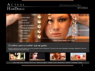 Thumbnail do site Actual Hair - Esttica e Dia da Noiva