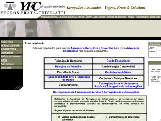 Thumbnail do site Yegros, Frata & Crivelatti - Advogados Associados