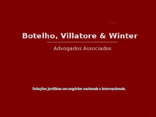 Thumbnail do site Botelho, Villatore & Winter Advogados Associados