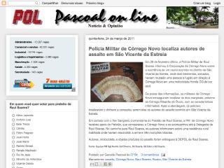 Thumbnail do site Pascoal on line - Notcia & Opinio
