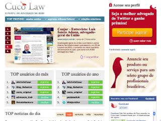 Thumbnail do site Cuco Law - o perfil do advogado na web!