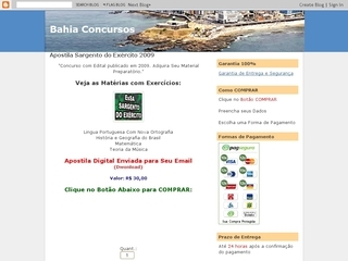 Thumbnail do site Bahia Concursos